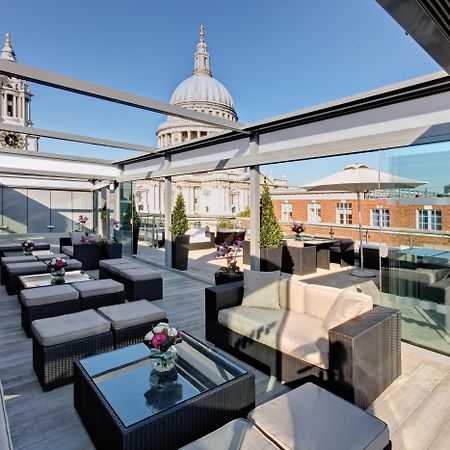 Hotel Leonardo Royal London St Paul’s Exterior foto The view of the dome of St Paul's Cathedral from the balcony of the hotel